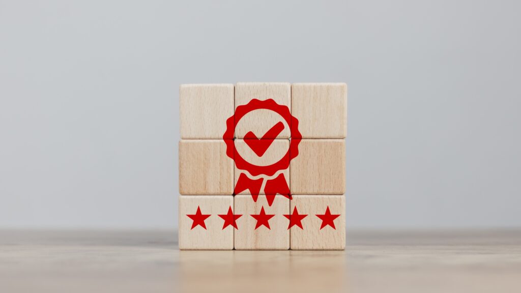 certification and quality concept